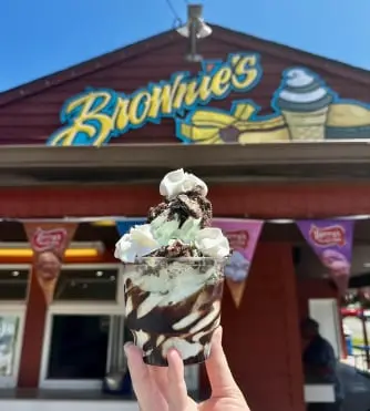 Brownies Frozen Custard