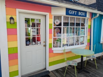 Gift Box at the Beach